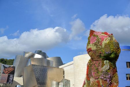 Musée Guggenheim, Puppy - Jeff Koons